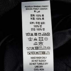 مملوكة مسبقًا Burberry Kids Black Cotton Pleated Mini Skirt 4 Yrs