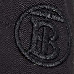 مملوكة مسبقًا Burberry Kids Black Cotton Pleated Mini Skirt 4 Yrs