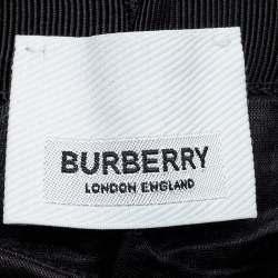 مملوكة مسبقًا Burberry Kids Black Cotton Pleated Mini Skirt 4 Yrs