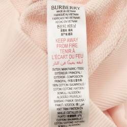 Pre Owned Burberry Kids Pink Lady Bird Cotton Hooded Jacket 8Yrs