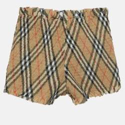 مملوكة مسبقًا طقم تفاصيل تدخيل قطن مربعات بيج بربري أطفال 6 سنوات