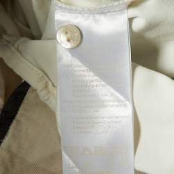 Burberry Kids Cream Nova Check Cotton Unisex Shirt Bodysuit 3M 