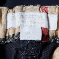 Burberry Children Black Cotton Pants 2 Yrs