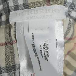 Burberry Children Iggy Checks Cotton Quilted Baby Nest 6-9 M