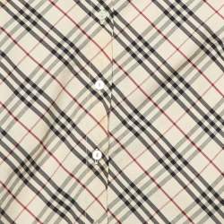 Burberry Kids Beige Vintage Checked Cotton Shirt Size 6 Yrs