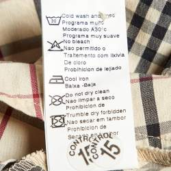 Burberry Kids Beige Vintage Checked Cotton Shirt Size 6 Yrs
