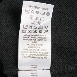 Burberry Children Black Cotton Zip-Up Hoodie 12 Yrs