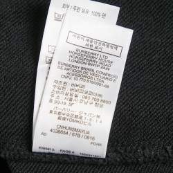 Burberry Children Black Cotton Zip-Up Hoodie 12 Yrs