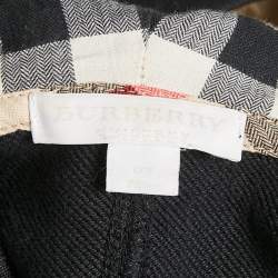Burberry Children Black Cotton Zip-Up Hoodie 12 Yrs