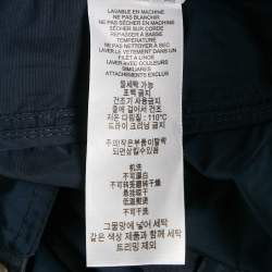 Burberry Kids Navy Blue Synthetic Zip-Up Jacket 14 Yrs