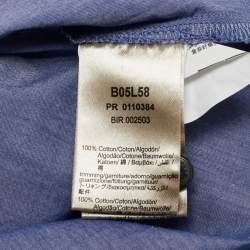 Pre Owned Burberry Kids Blue Chambray Shirt 2 Yrs