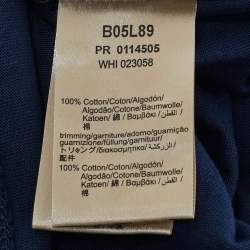 Pre Owned Burberry Children Blue Jersey T-Shirt 12M