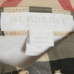 Pre Owned Burberry Children Red/White Cotton 3 Piece Set 6M/12M