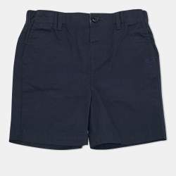 Pre Owned Burberry Children Navy Blue Cotton Shorts 3 Yrs
