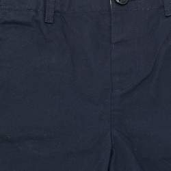 Pre Owned Burberry Children Navy Blue Cotton Shorts 3 Yrs