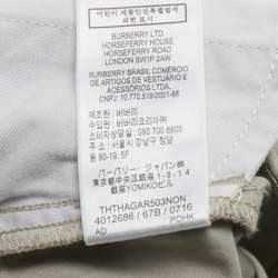 Pre Owned Burberry Children Blue/Beige Cotton 3 Piece Set 12M
