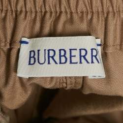 مملوكة مسبقًا Burberry Kids Beige Cotton Bermuda Shorts 14Yrs