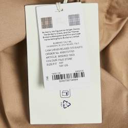 مملوكة مسبقًا Burberry Kids Beige Cotton Bermuda Shorts 14Yrs