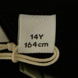 مملوكة مسبقًا هودي بربري للأطفال بنقشة مربعات قطنية سوداء جوناه 14 سنة