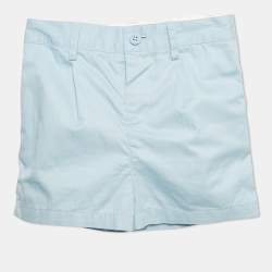 مملوكة مسبقًا Burberry Kids Blue Cotton Shorts 18M