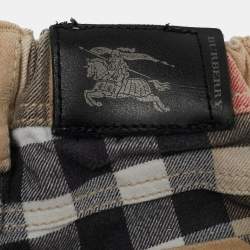 مملوكة مسبقًا بنطلون قطن بنقشة نوفا شيك البيج بربري للأطفال 2 سنة