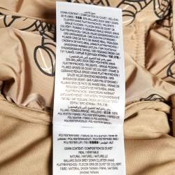 Pre Owned Burberry Kids Brown Thomas Bear Print Puffer Jacket 3 Yrs