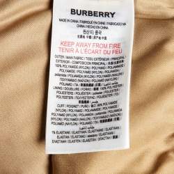 Pre Owned Burberry Kids Brown Thomas Bear Print Puffer Jacket 3 Yrs