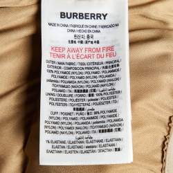 Pre Owned Burberry Kids Brown Thomas Bear Print Puffer Jacket 3 Yrs