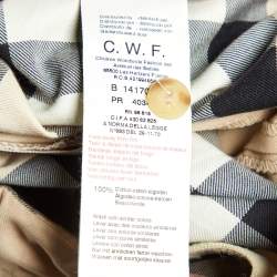 Burberry Kids Beige Vintage Check Cotton Short 10 Yrs