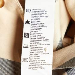 Burberry Kids Beige Vintage Check Cotton Short 10 Yrs