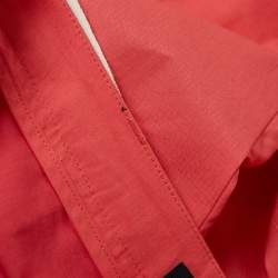 Burberry Pink Cotton Logo Detail Belted Wide Leg Pants 14 Yrs