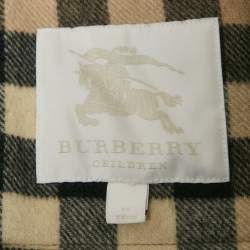 Burberry Children Wool Felt Hooded Duffle Coat 4 Yrs