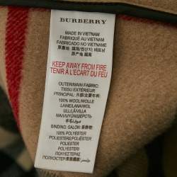 Burberry Children Wool Felt Hooded Duffle Coat 4 Yrs