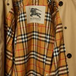 Burberry Kids Beige Cotton Trench Coats Size 10 Yrs