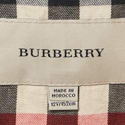 Burberry Kids Beige Nylon Button Front Quilted Jacket 12 Yrs