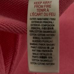 Pre Owned Burberry Kids Pink Floral Print Cotton Long Sleeve Sweatshirt 8 Yrs