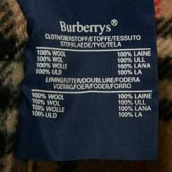Burberry Kids Red Wool Felt Speciality Duffle Coat 4/5 Yrs