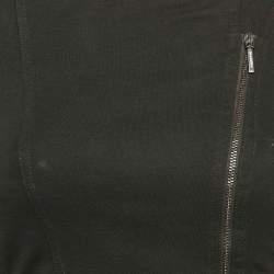 Pre Owned Burberry Kids Black Cotton Zip Up Jacket 8 Yrs