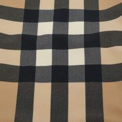 Pre Owned Burberry Kids Beige Checks Jersey Swimsuit 12M