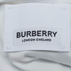 Pre Owned Burberry Kids Beige Checks Jersey Swimsuit 12M