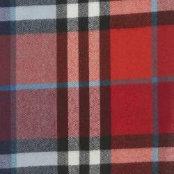 Pre Owned Burberry Children Red Checks Wool Scarf 