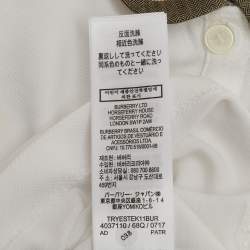 Pre Owned قميص بولو قطن أبيض للأطفال من بربري 6 سنوات