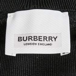 Pre Owned Burberry Kids Black/Pink Cotton Teddy Applique Joggers 6Yrs