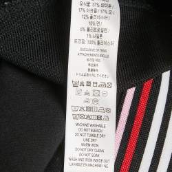 Pre Owned Burberry Kids Black/Pink Cotton Teddy Applique Joggers 6Yrs