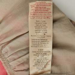 Pre Owned فستان قصير بربري أطفال قطن وردي 18 شهر