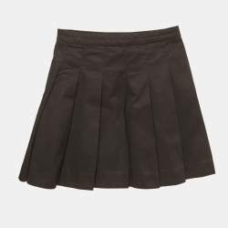 Pre Owned تنورة تنس ملفوفة بربري أطفال غاباردين أزرق كحلي صغيرة 10 سنوات