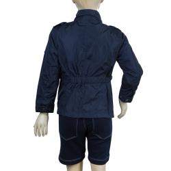 Cesare Paciotti 4US Navy Blue Trench Coat 3 Yrs 
