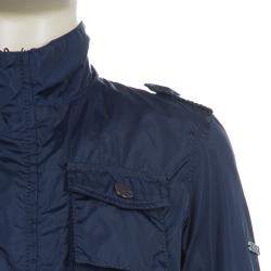 Cesare Paciotti 4US Navy Blue Trench Coat 3 Yrs 