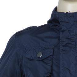 Cesare Paciotti 4US Navy Blue Trench Coat 3 Yrs 