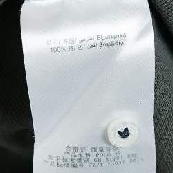 CH Carolina Herrera Kids Grey Logo Print Cotton Pique Polo T-Shirt 6 Yrs